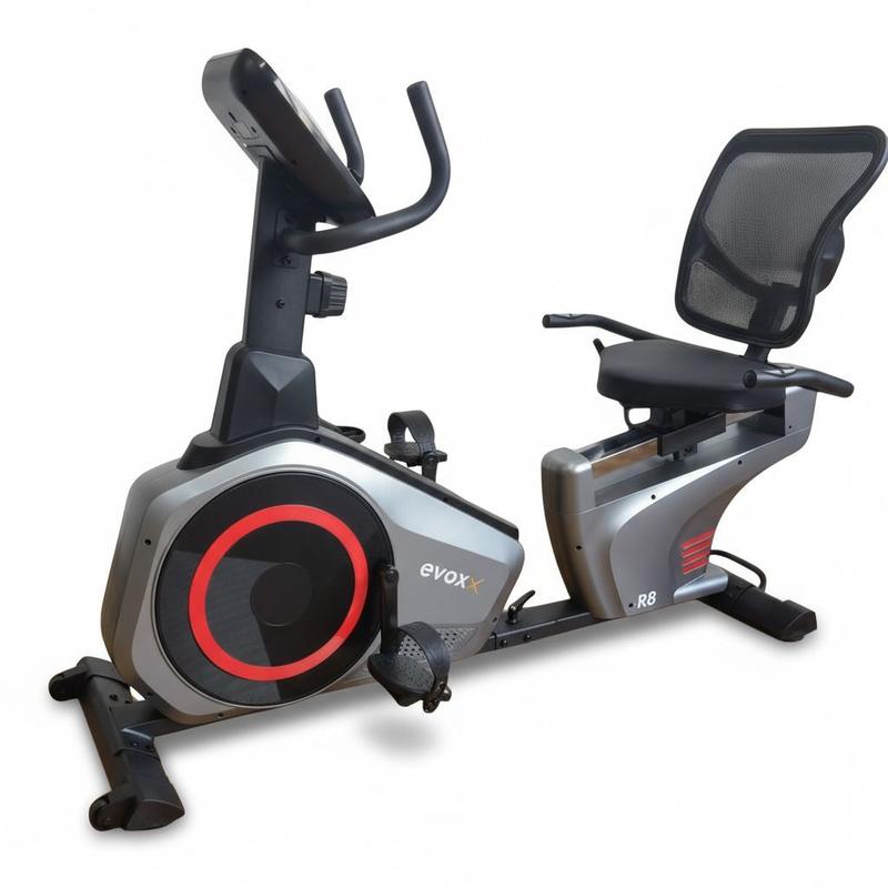Bicicleta Ergométrica Horizontal Profissional Deluxe R8 Magnética